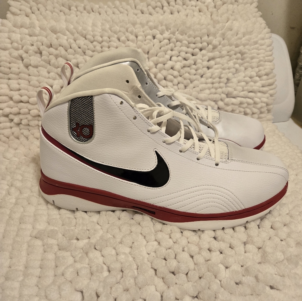 2009 Nike Zoom KD1 (White / Red / Silver)
